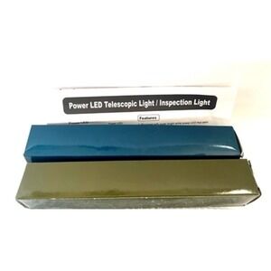 Set of 2 handheld flashlights w/magnetic  tips brown/blue working